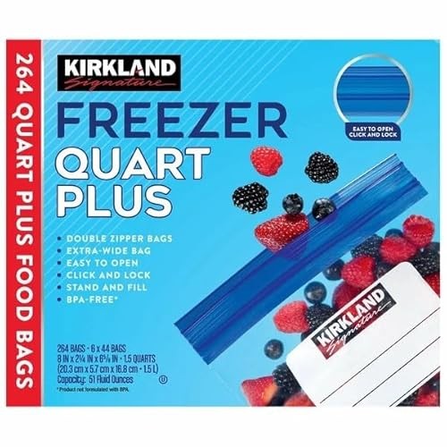BOLSAS PARA CONGELAR 1.5L PZAS  KIRKLAND SIGNATURE
