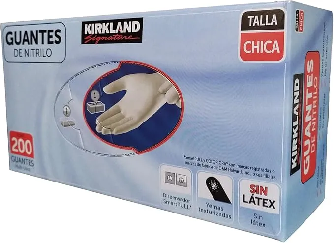 GUANTES DE NITRILO 2/200 PZAS KIRKLAND SIGNATURE