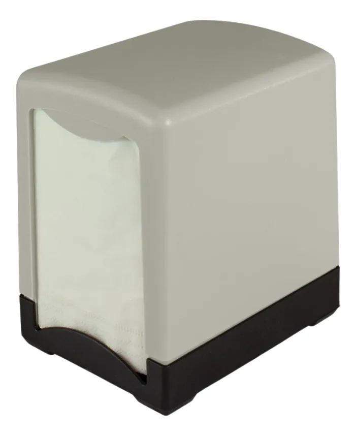DESPACHADOR DE SERVILLETA BARRA MESA GRIS OVAL