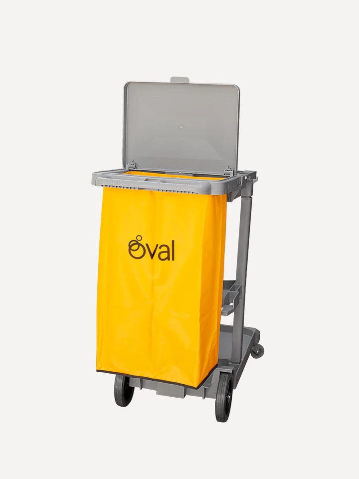 [JA071] CARRO DE LIMPIEZA PARA CONSERJE OVAL