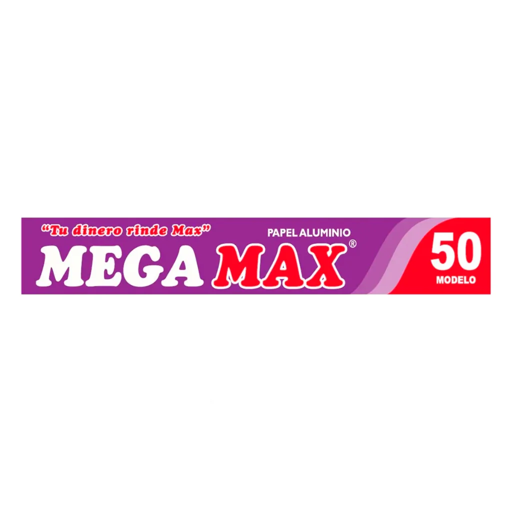 [7503010473121] PAPEL ALUMINIO MEGAMAX MODELO 50 C/12