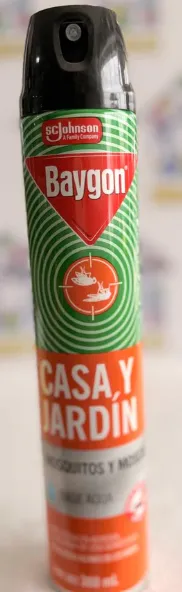 INSECTICIDA BAYGON CASA Y JARDIN 380 ML 12/1