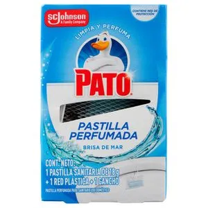 PASTILLA PERFUMADA PARA SANITARIO PATO BRISA MARINA 18 GRS 48/1