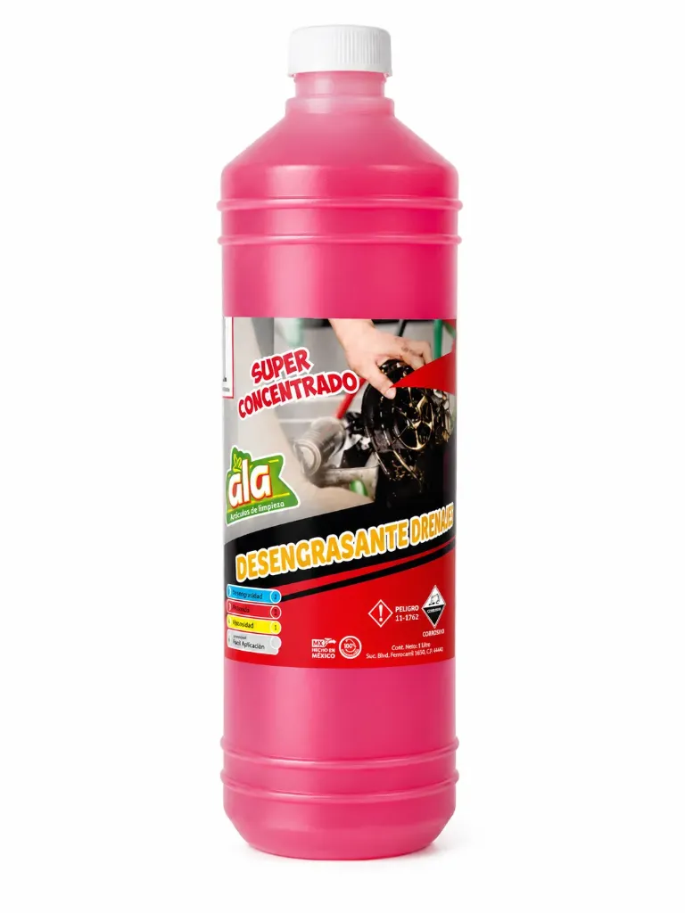 [7502275891374] DESENGRASANTE SUPER CONCENTRADO RED DEVIL, 1 LITRO