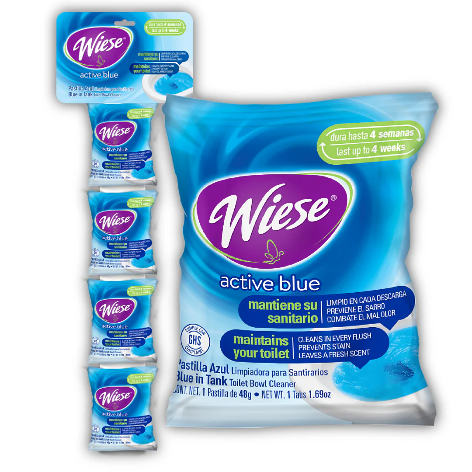 [7501821500203] PASTILLA AZUL P SANITARIO WIESE 48 GRS