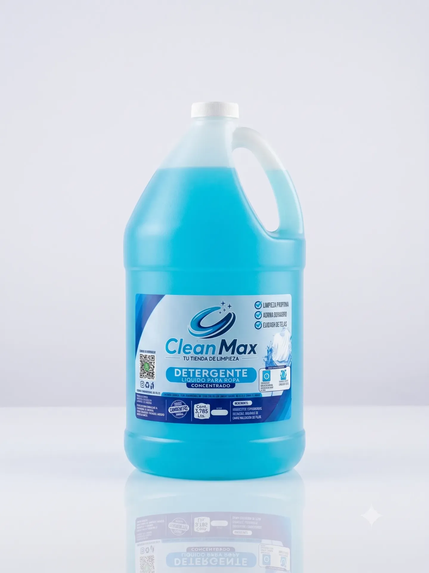 [DER-3.75L] DETERGENTE DE ROPA, 3.75 LITROS