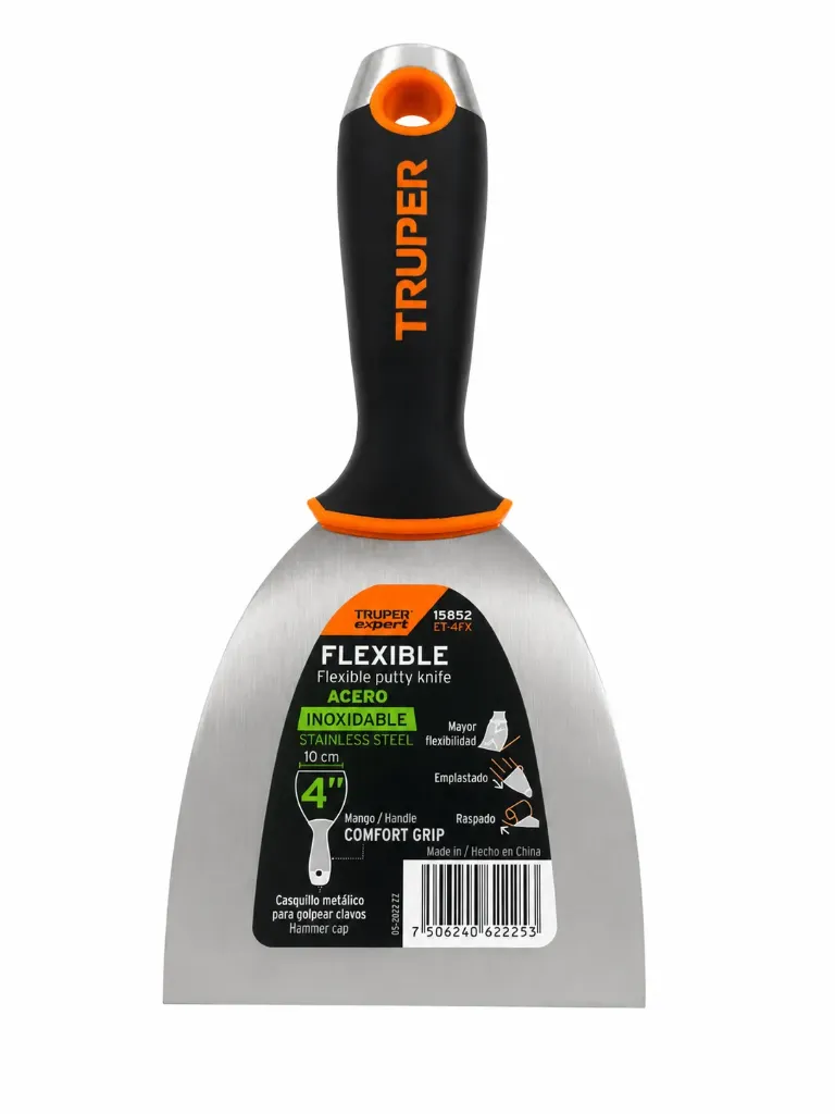 [15852] [15852] ESPATULA FLEXIBLE 4&QUOT; ACERO INOX MANGO COMFORT EXPERT