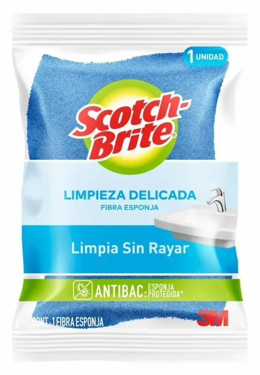 [7501023109396] MI FIBRA SCOTCH BRITE CERO RAYAS AZUL BAÑOS CHICA C/36