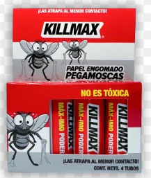 TIRAS DE PEGAMOSCAS C/4 PZAS
