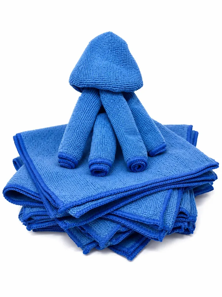PAÑO DE MICROFIBRA AZUL