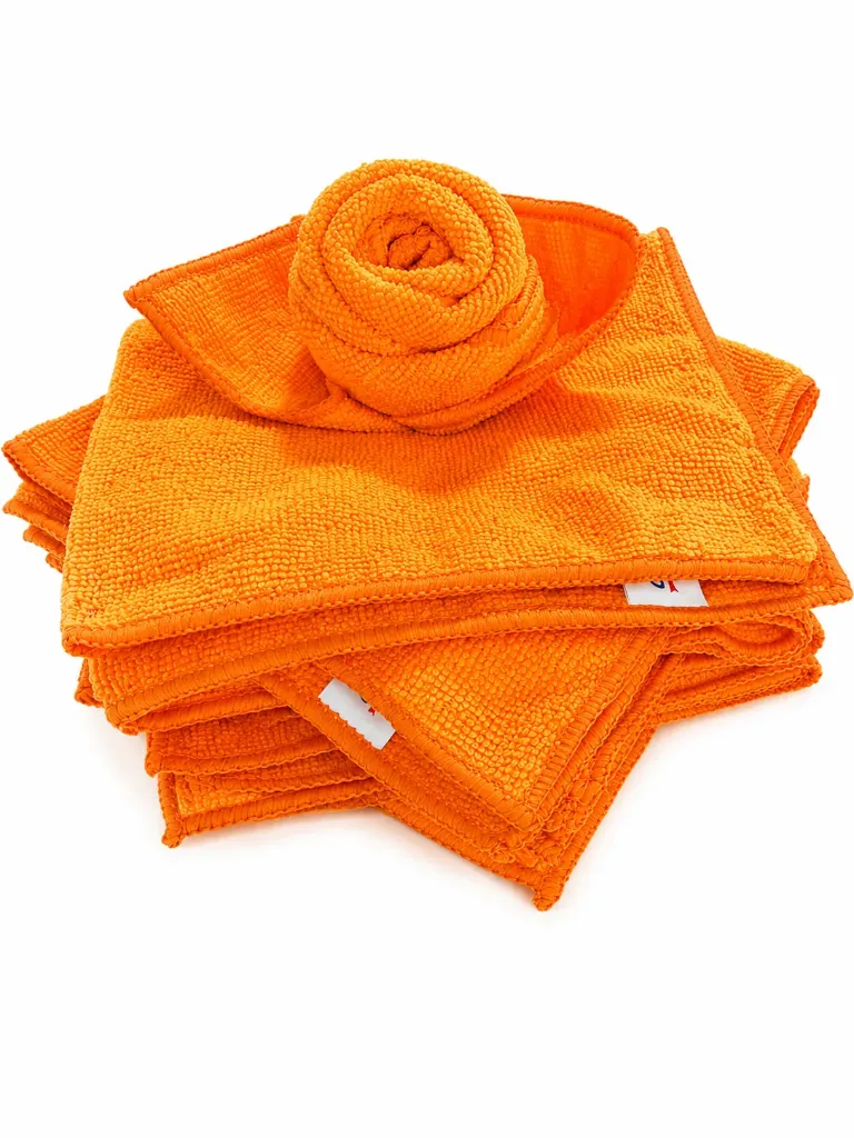[PMIN] PAÑO DE MICROFIBRA NARANJA
