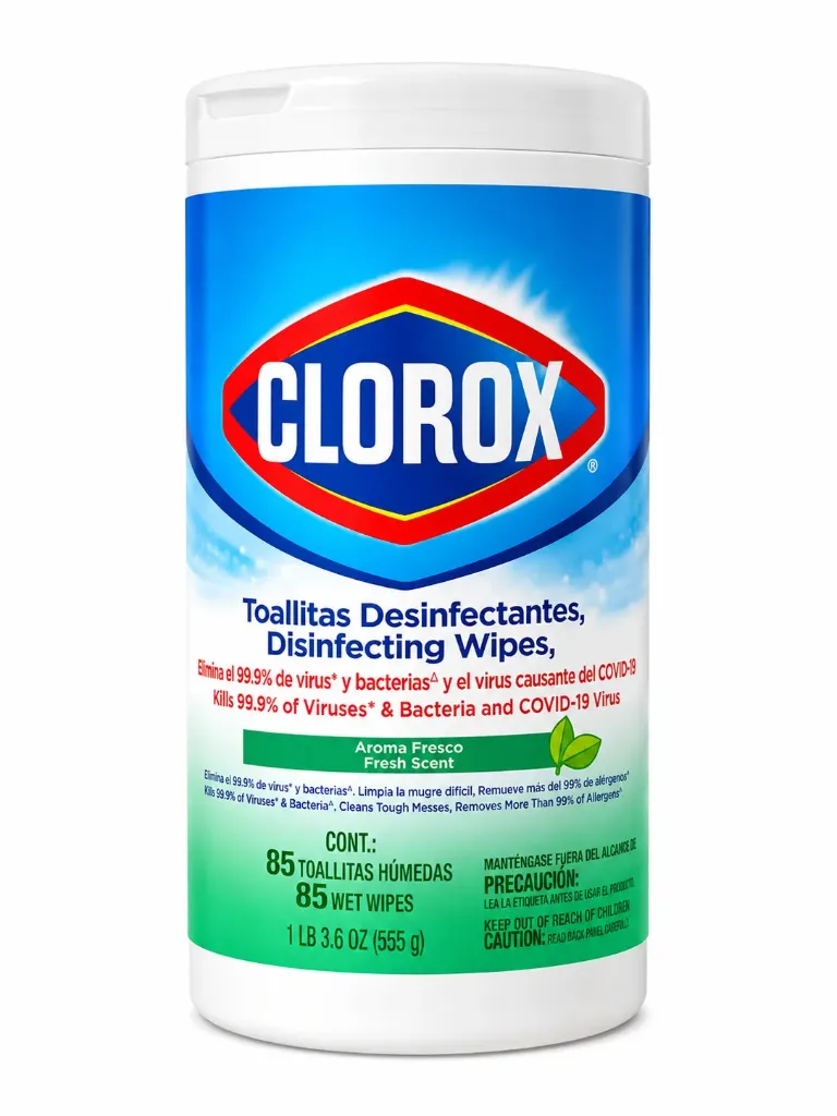 [2189436-B] TOALLAS DESINFECTANTES CON 85  CLOROX