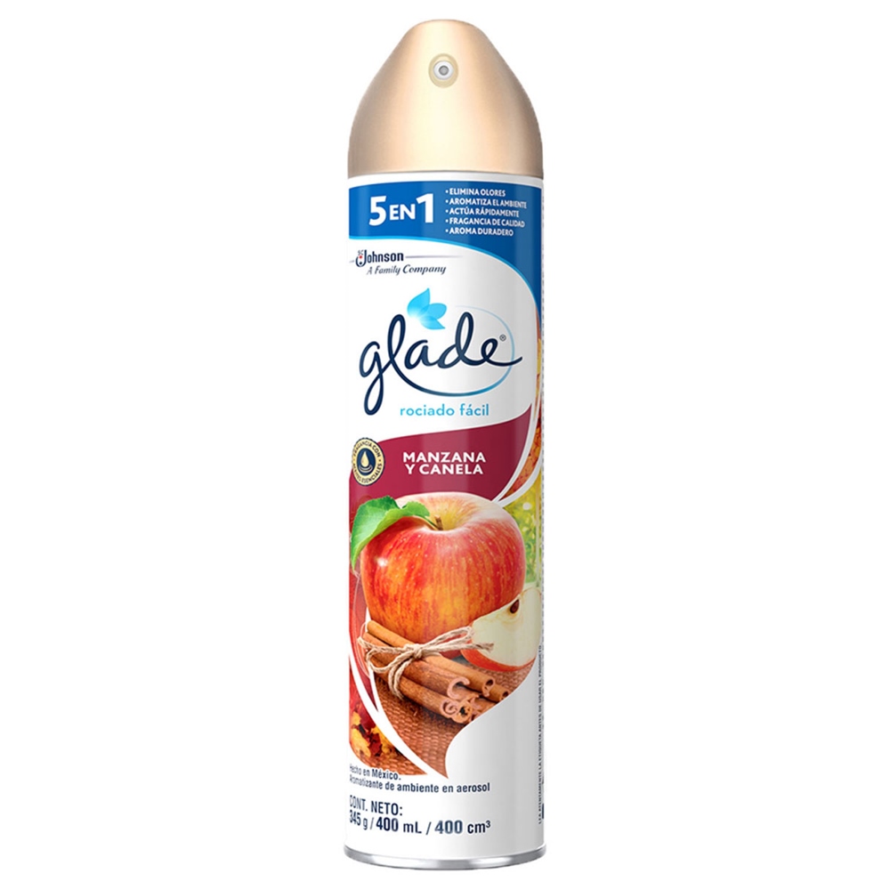 [GAMANZANA] GLADE AEROSOL APPLE CINNAMON 345G/400ML