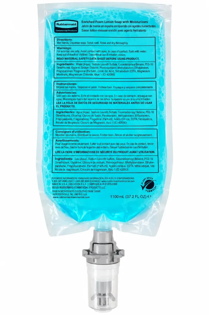 JABON AUTOFOAM PARAMANOS 1100 ML RUBBERMAID