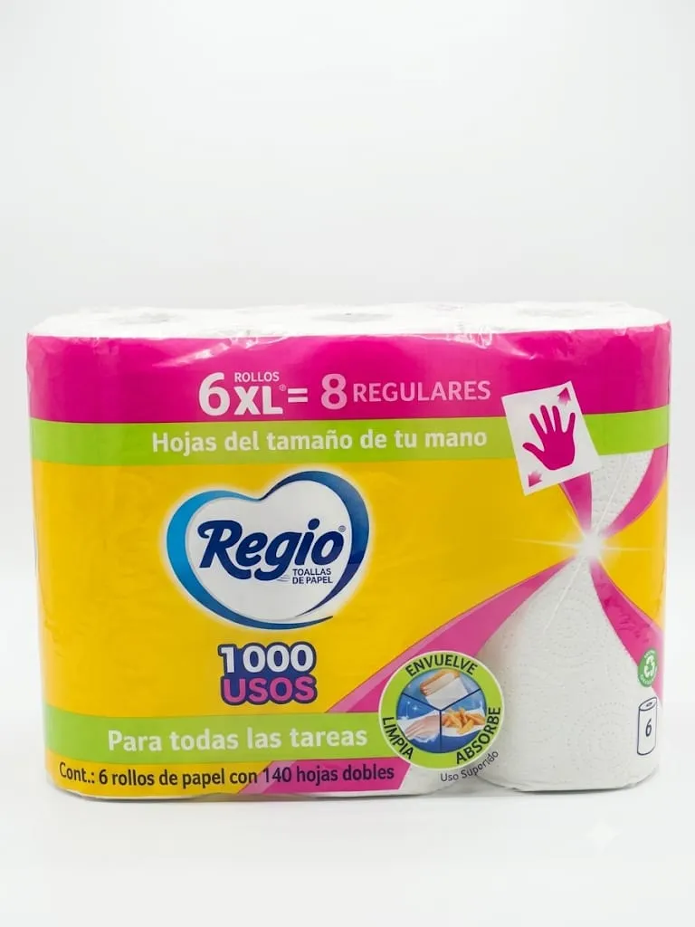REGIO TOALLA DE PAPEL 1000USOS