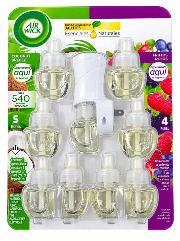 [522159] AROMATIZANTE ELÉCTRICO 1 APARATO+ 9 REPUESTOS AIRWICK