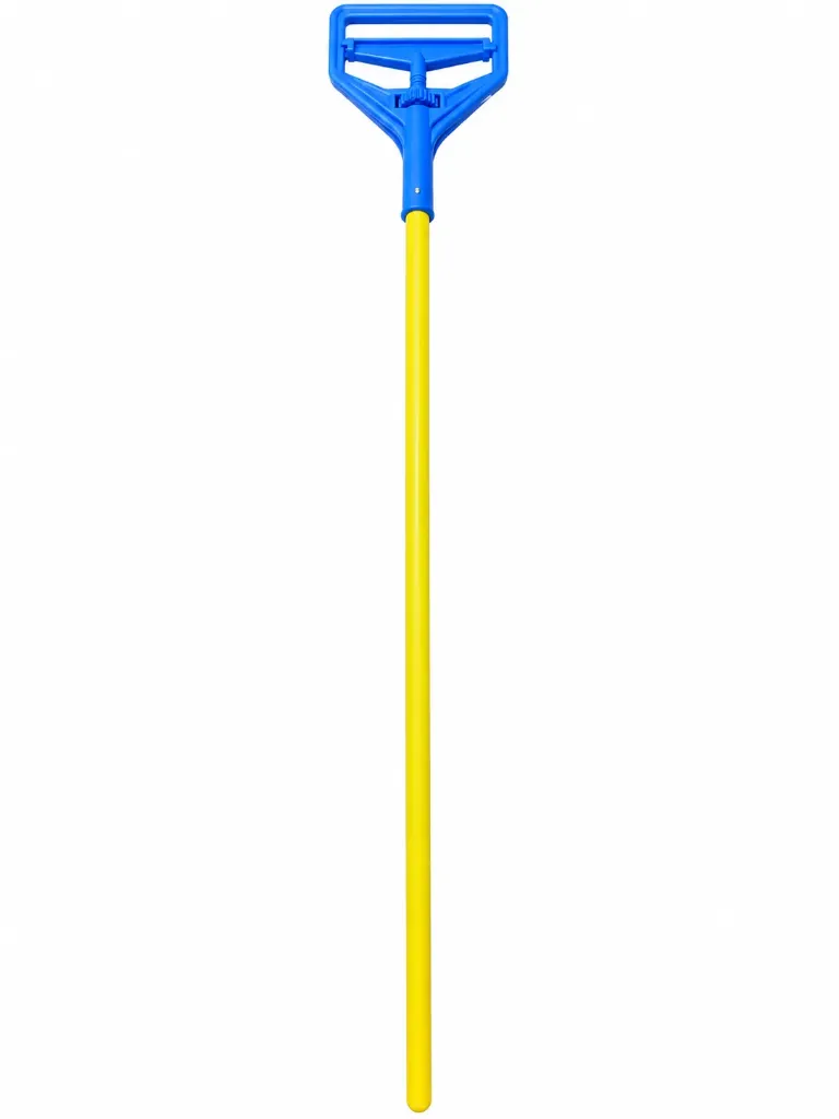 [MVF] FIBERGLASS MOP HANDLE YELLOW WITH BLUE PLASTIC