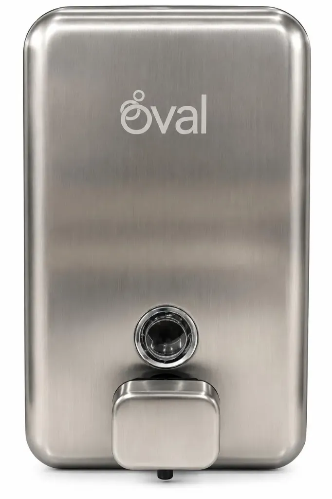 Despachador de Jabón 1 L Inox Oval